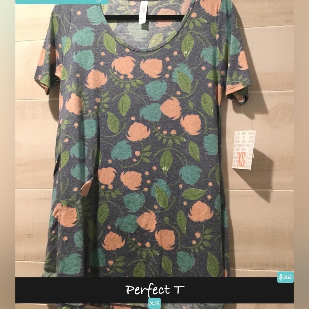 NWT LuLaRoe Perfect Tee XS